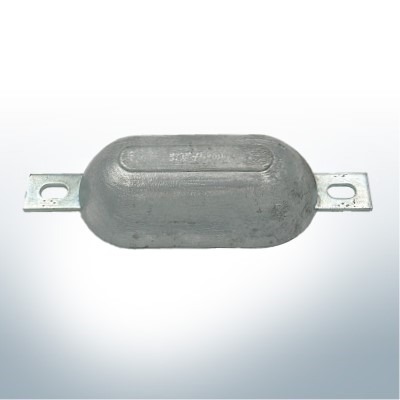 Block- und Rumpfanoden Oval L170/Lo210 (Zink) | 9340