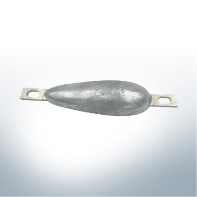 Block- und Rumpfanoden Oval L180/Lo220 (Zink) | 9349