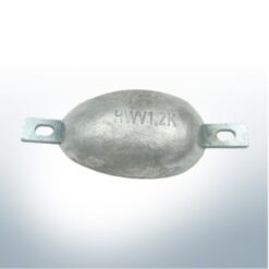 Block- und Rumpfanoden Oval L105/Lo140 (Zink) | 9304