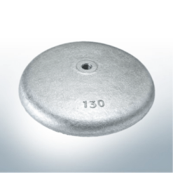 Scheibenanoden Ø 130mm | Durchgangsloch (AlZn5In) | 9815AL