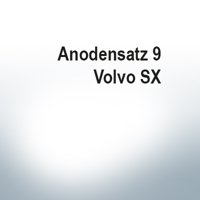 Sets of anodes | Volvo SX (AlZn5In) | 9236AL 9237AL