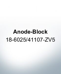 Anodes compatible to Honda | Anode-Block 18-6025/41107-ZV5 (AlZn5In) | 9545AL
