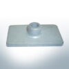 Anodes compatible to Mercury | Anode-Plate 85824 (AlZn5In) | 9710AL