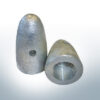 Anodes compatible to Volvo Penta | Cap-Anode 1" 828140 (AlZn5In) | 9222AL
