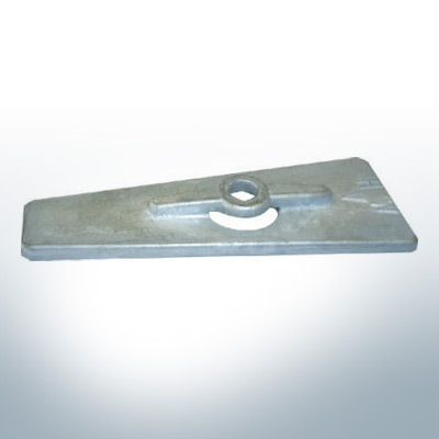Anodes compatible to Yamaha and Yanmar | Anode 9,5 15 PS 623-45251-00 (AlZn5In) | 9535AL