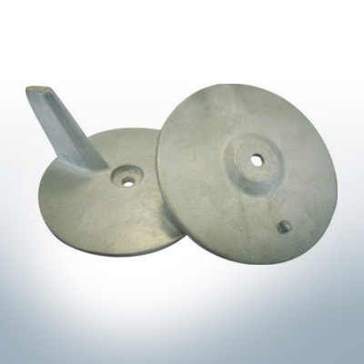 Anodes compatible to Yamaha and Yanmar | Trim-Tab-Anode <40PS 664-45371-01 (Zinc) | 9536