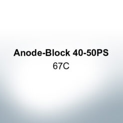 Anodes compatible to Yamaha and Yanmar | Anode-Block 40-50PS 67C (AlZn5In) | 9549AL