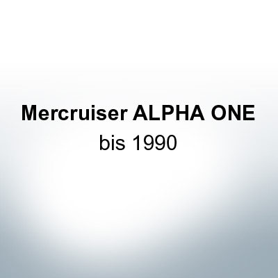 Sets of anodes | Mercruiser ALPHA ONE until 1990 (Zinc) | 9709 9712 9715