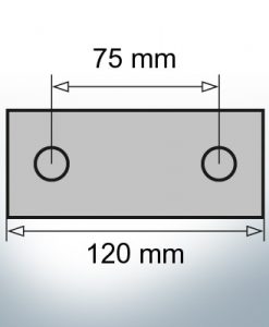 Block- and Ribbon-Anodes Block L120/75 (AlZn5In) | 9314AL