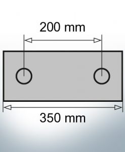 Block- and Ribbon-Anodes Block L350/200 (Zinc) | 9343
