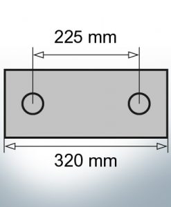 Block- and Ribbon-Anodes Block L320/200 (AlZn5In) | 9348AL
