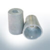 Shaftend-Anodes conical with retainer key 40 mm (AlZn5In) | 9440AL
