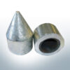 Conical Shaftend-Anode 1 1/4'' Rohr (AlZn5In) | 9447AL
