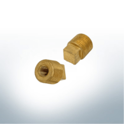Messing Muffe Caterpillar | Ref: 5B9169  | 3/8" x 1/2" | 9908