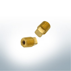 Messing Muffe kompatibel zu Caterpillar | Ref: 6L2282  | 1/4" UNC x 1/4" NPT | 9912
