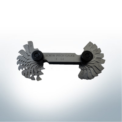 Gewindelehre - Zoll | UNC Gewindesteigungen 4-64 | 9910