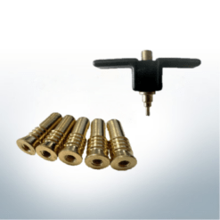 Ventiladapter & Ersatzventil 5er-Pack - Set kompatibel zu Majoni Fender | 9913