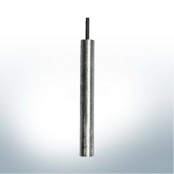 Steg/Anker/Hänge-Anode |180 x 22 | mit Seil & Gewindeterminal - V4A x 3m | AlZn5IN | 9940AL – Bild 2