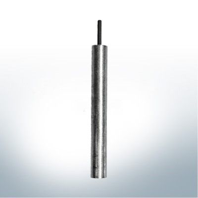 Steg/Anker/Hänge-Anode |180 x 22 | mit Seil & Gewindeterminal - V4A x 3m | AlZn5IN | 9940AL – Bild 2
