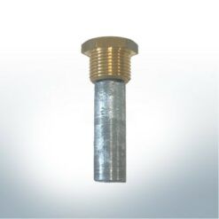 Stiftanode & Messingmuffe - Volvo-Penta 119574-44150  | (AlZn5In) | 9140AL_M