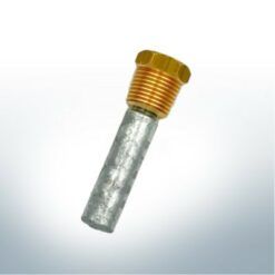 Stiftanoden & Messingmuffe kompatibel BUKH-Motoren DV10 - DV48 | M5 Ø12/L35 (AlZn5In) | 9125AL_M