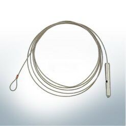 Steg/Anker/Hänge-Anode |180 x 22 | mit Seil & Gewindeterminal - V4A x 3m | AlZn5IN | 9940AL – Bild 3