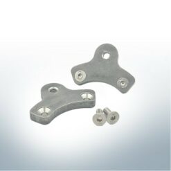 Adapterplatten kompatibel zu Yanmar | 2-teilige SD20-SD60 | (Edelstahl) | 9552AP