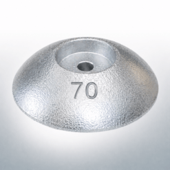 Scheibenanoden Ø 70 mm | Durchgangsloch (Magnesium) | 9806MG