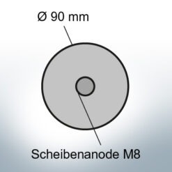 Scheibenanoden Ø 90 mm | Paar (Zink) | 9810 9822 – Bild 2